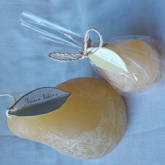 A PAIR OF PEARS candle set NWT - Picture 7 of 7
